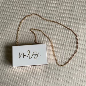 Bride Hard Shell Bag “MRS.”